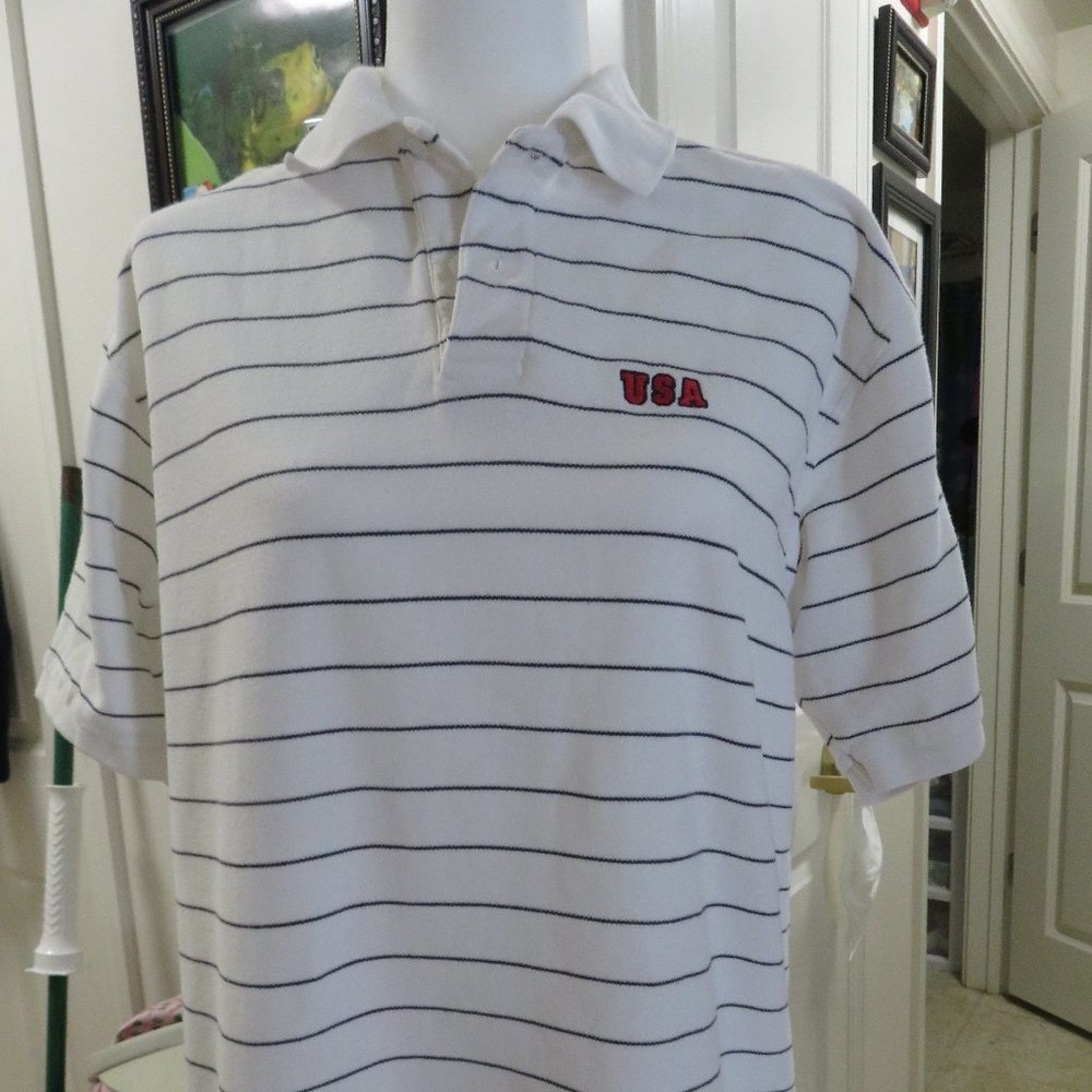 CROFT AND BARROW MENS SHIRT WITH USA LOGO